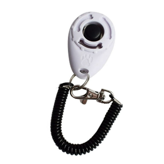 FAMTKT 1 Piece New Dog Pet Click Clicker Training Trainer Aid Wrist Strap