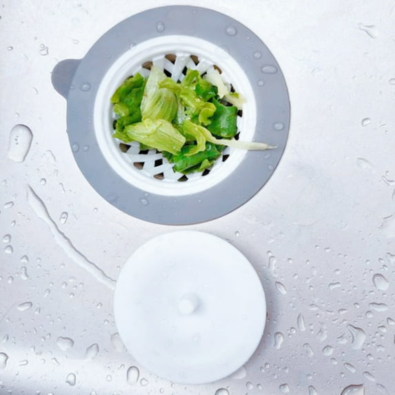 FAMTKT 1PCS Kitchen Sink Strainer - Filter Sewer Round Kitchen Sink With Cover Stopper Waste Plug