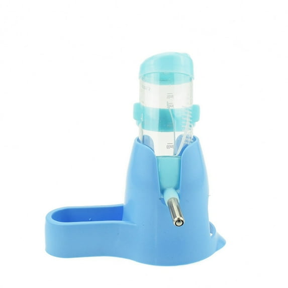 FAMTKT 3 In 1 Hamster Water Bottle Holder 80Ml Dispenser with Base Hut Small Pet