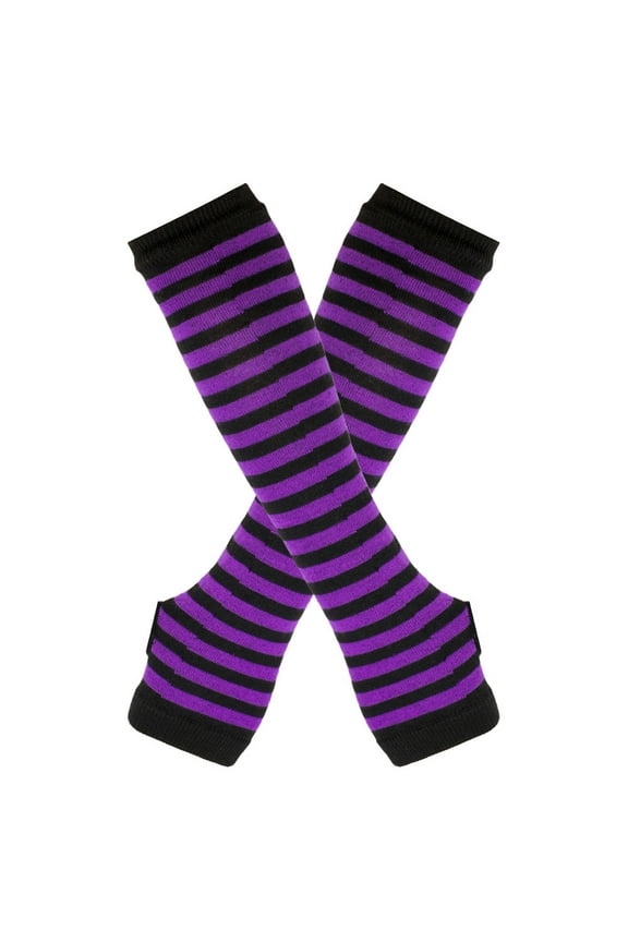 FAMTKT Arm Warmer Fingerless Gloves for Women Long Arm Sleeves Knitted Elbow Length Gloves Exposed Finger Gloves