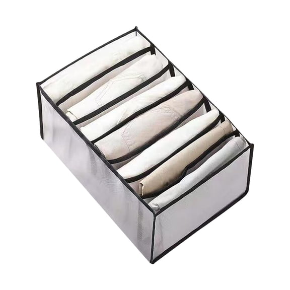 FAMTKT Mesh Storage Box Foldable Closet Clothes Dividers Nylon Dresser Compartments Organizers, Storage Trunks & Bag