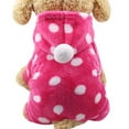 thumbnail image 1 of FAMTKT Pet Clothes Dog Cute Colorful Hooded Coat Dress, Dog Birthday Party Supplies, Pet Clothes, 1 of 4