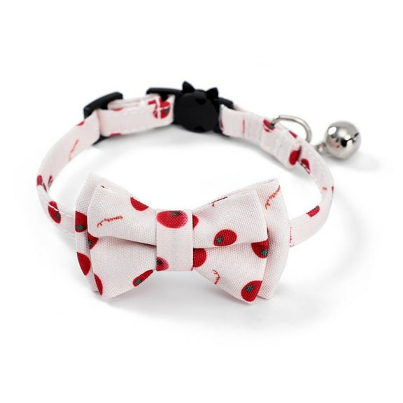 FAMTKT Pet Collar Pet Bow Detachable Collar, Dog Products, Dog Collars