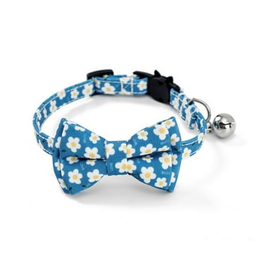 Clearance under $5-Shldybc Pet Collar Pet Bow Detachable Collar, Dog Products, Dog Collars on Clearance