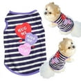 thumbnail image 1 of kladzum Pet Dog Clothes Spring Summer Shirt Small Clothes Vest T Shirt M, Dog Birthday Party Supplies, Pet Clothes, 1 of 5
