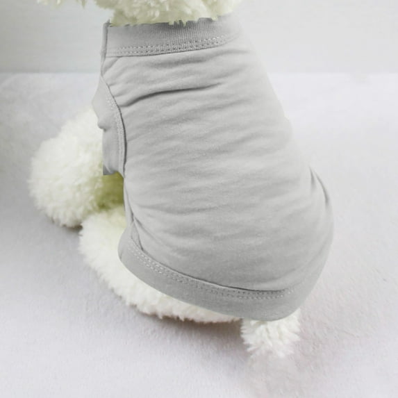 FAMTKT Pet Dog Warm Pajamas Soft Solid Color Puppy Clothes Vest, Dog Birthday Party Supplies, Pet Clothes