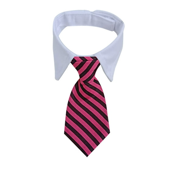 FAMTKT Pet Neck Tie Dog Neck Tie Striped Collar Bib Scarf Fake Neckline Water Towel Bow, Dog Products, Dog Collars