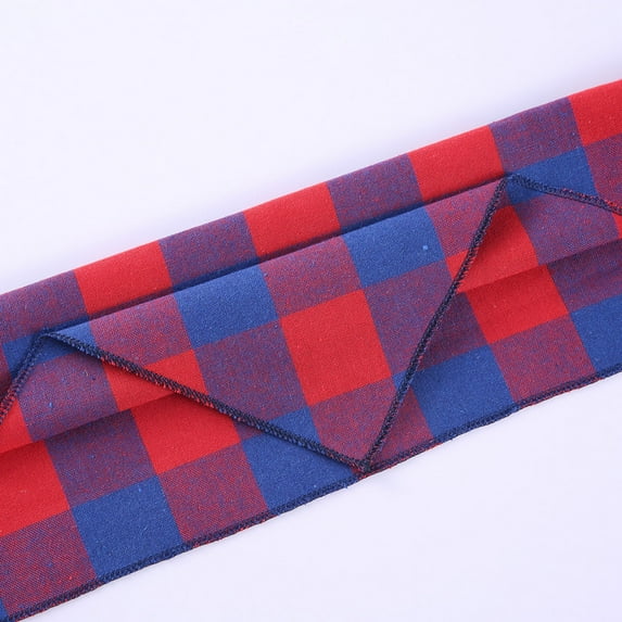 Shldybc Pet print scarf plaid colorful bib classic small check scarf, Dog Clothes and Costumes, Dog Bandanas