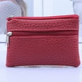 thumbnail image 1 of FAMTKT Women Men Leather Wallet Multi Functional Zipper Leather Coin Purse Card Wallet, Men's Short Purse, 1 of 7