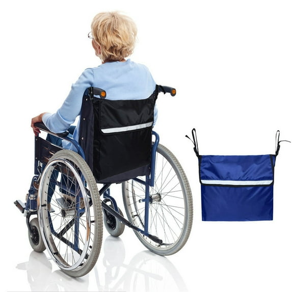 under $5 Usloyux Wheelchair Storage Bag, Wheelchair Handrail Bag Wheelchair Storage Bag Accessory Hanging Bag for Wheelchair