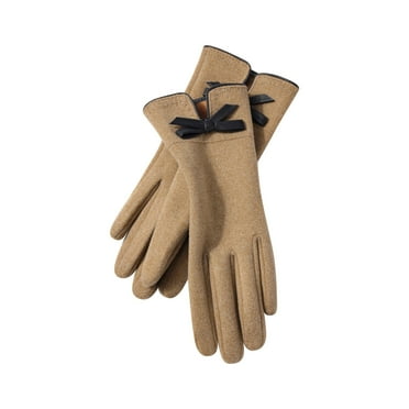 Clearance under 5 Winter Gloves Women's Fashionable Warm And Plush Thick Windproof Screen Velvet Gloves