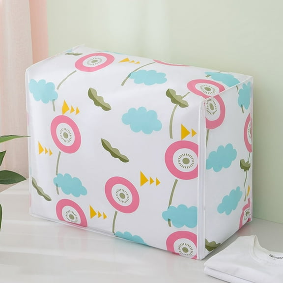 kladzum Foldable Storage Bag Clothes Blanket Quilt Closet Sweater Organizer Box Pouch