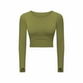 Clearance! yoga bra yoga bras for women Sports Long Sleeve T Shirt With