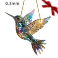 thumbnail image 1 of ClearanceClearance!Birds Suncatchers Gifts, Hummingbird Suncatchers for Window Hanging, Acrylic Sunshade Stain Glass Pattern Birds Christmas Decorative Pendant for Women Men Bird Lovers, 1 of 7