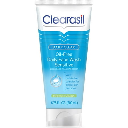 Clearasil Deep Cleanse Sensitive Formula Oil Free Face Wash - 6.5 Fl Oz