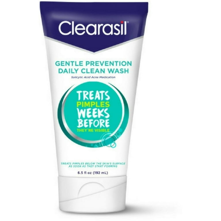 Clearasil Gentle Prevention Daily Clean Wash 6.5 oz Pack of 4