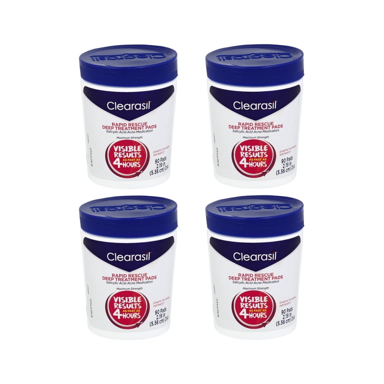 PLOSION FACE CLEAR GEL PACK 140ml 4本 Pack of (4) Clearasil Ultra Rapid Action Acne Treatment Pore