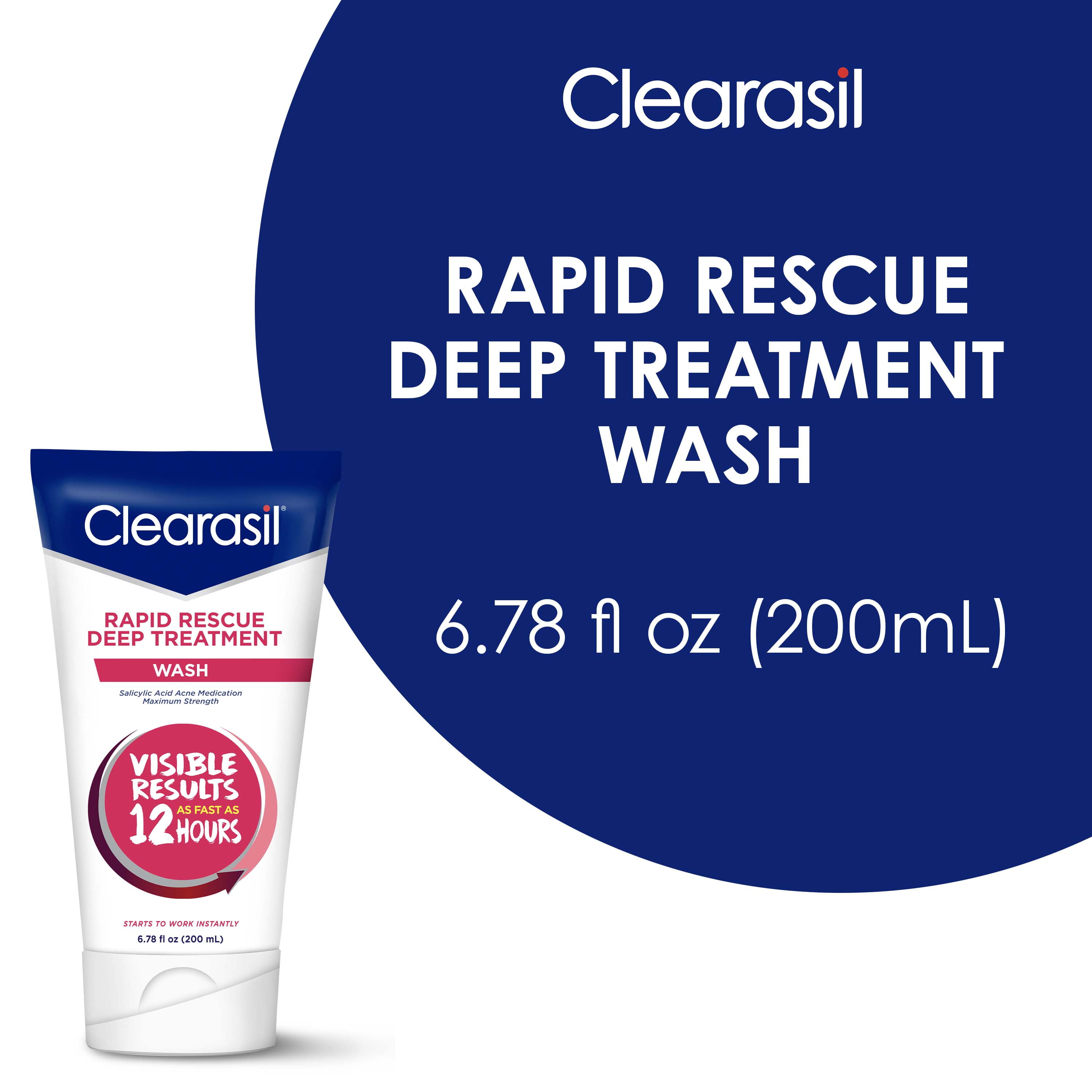 Clearasil Rapid Rescue Deep Treatment Wash Normal to Oily Skin 6.78 fl oz