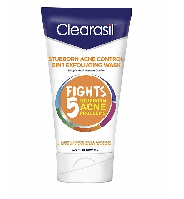 Clearasil Ultra 5in1 Exfoliating Wash, 6.78 oz. (Pack of 4)
