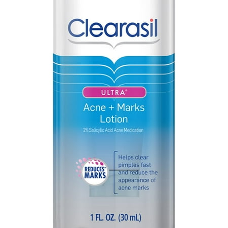 Clearasil Ultra Acne + Marks Spot Lotion 1 oz