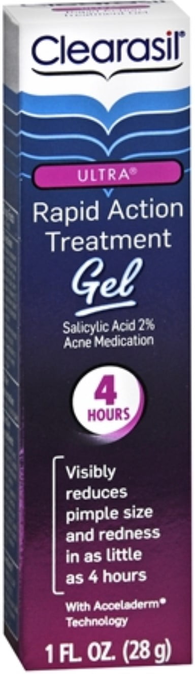 Clearasil Ultra Rapid Action Akut Pickel Gel Clearasil Ultra Rapid Action Treatment Gel 1 oz (Pack of 6) - Walmart.com