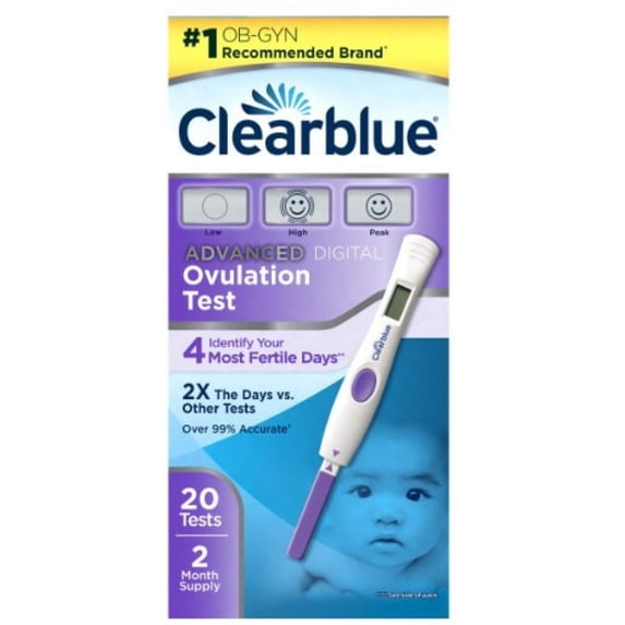 Clearblue Advanced Digital Ovulation Test, 10 ct, 2 Pack