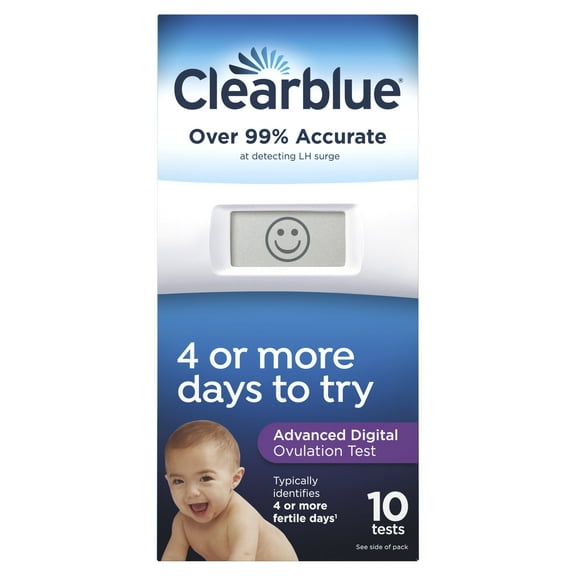 Clearblue Advanced Digital Ovulation Test, Predictor Kit, 10 Tests