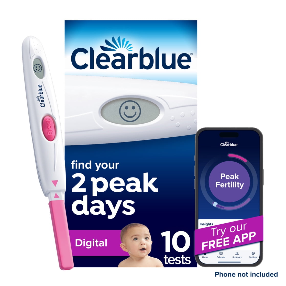 Clearblue Digital Ovulation Test, 10 Ct