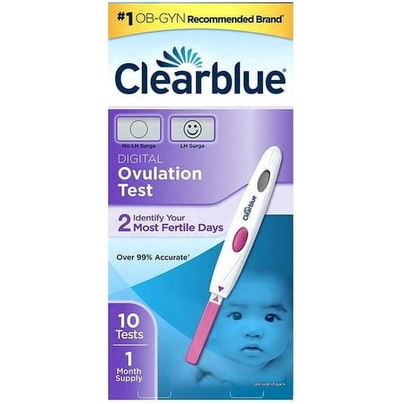 Clearblue Digital Ovulation Test Monitor 10 ea (Pack of 3)