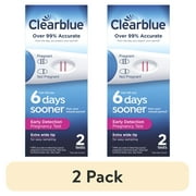 (2 pack) Clearblue Early Detection Pregnancy Test, 2 Count