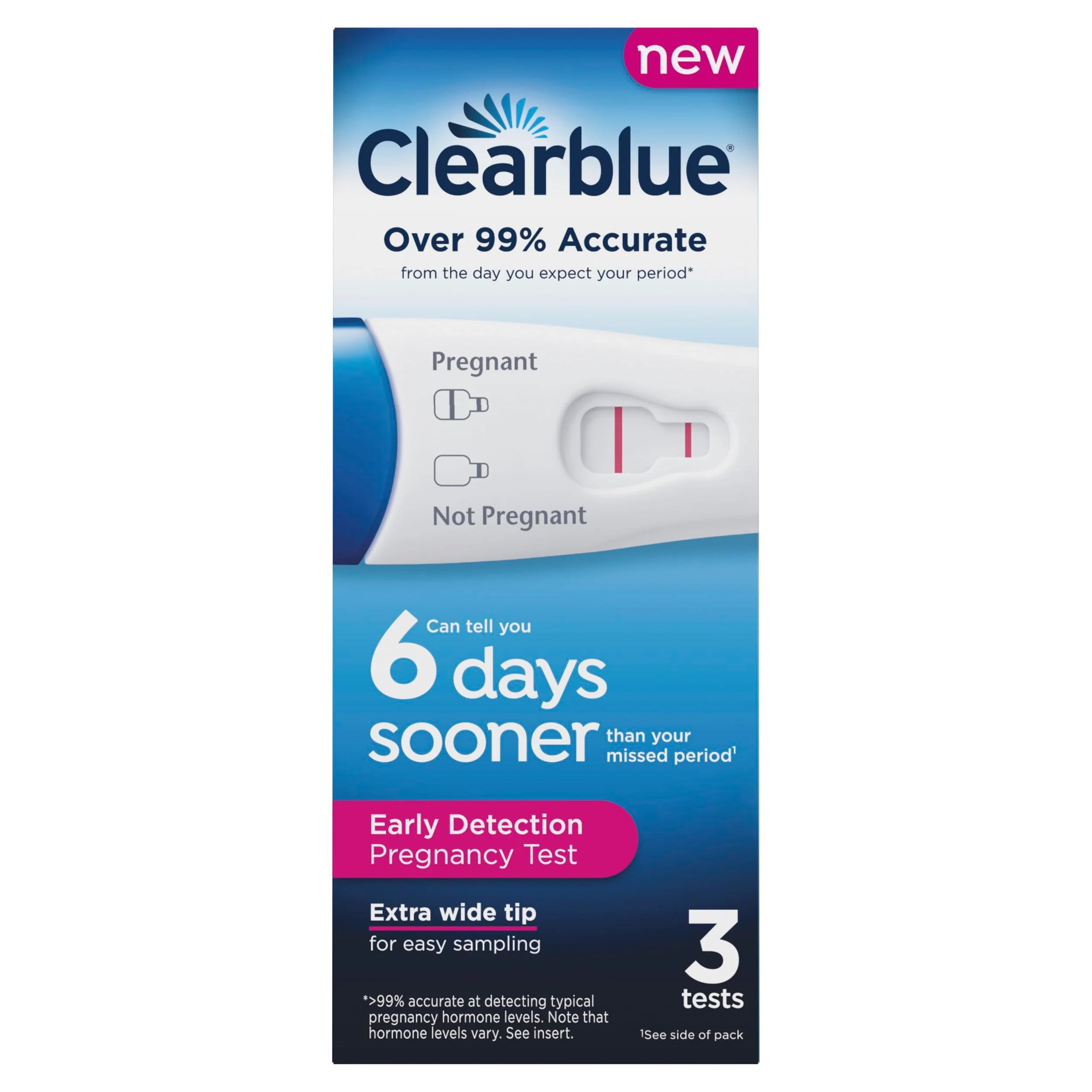 Clearblue Early Detection Pregnancy Test 3 Count