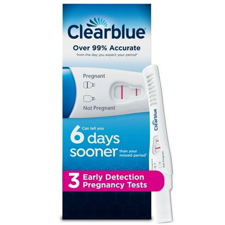 Clearblue Early Detection Pregnancy Test, 3 Count