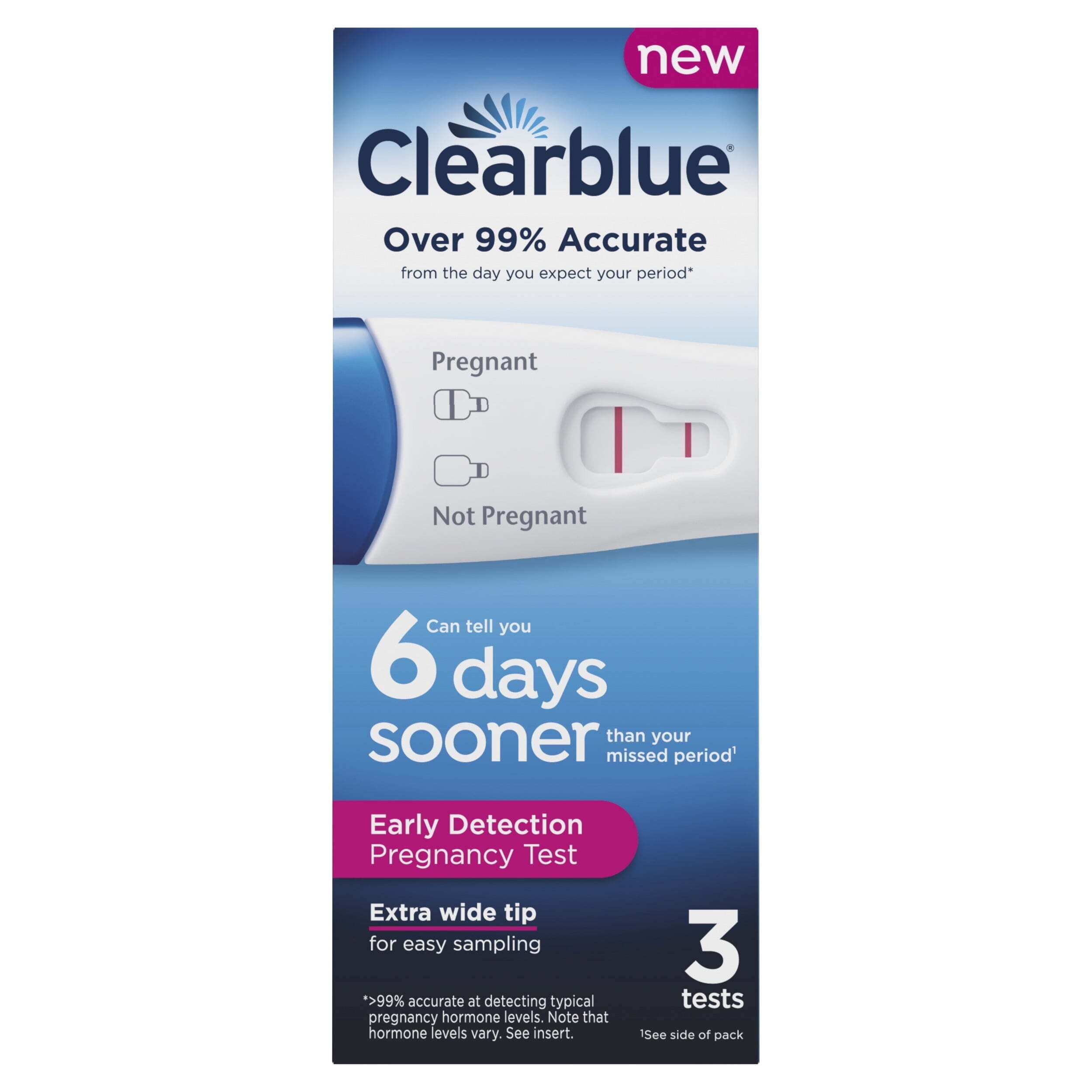 Clearblue Early Detection Pregnancy Test, 3 Tests