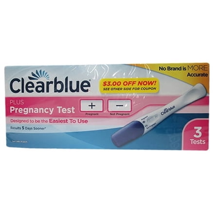Clearblue Plus Pregnancy Test- 3 Tests, 2 Pack