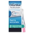 thumbnail image 1 of Clearblue Rapid Detection Pregnancy Test, Home Pregnancy Kit, 2 Tests, 1 of 11