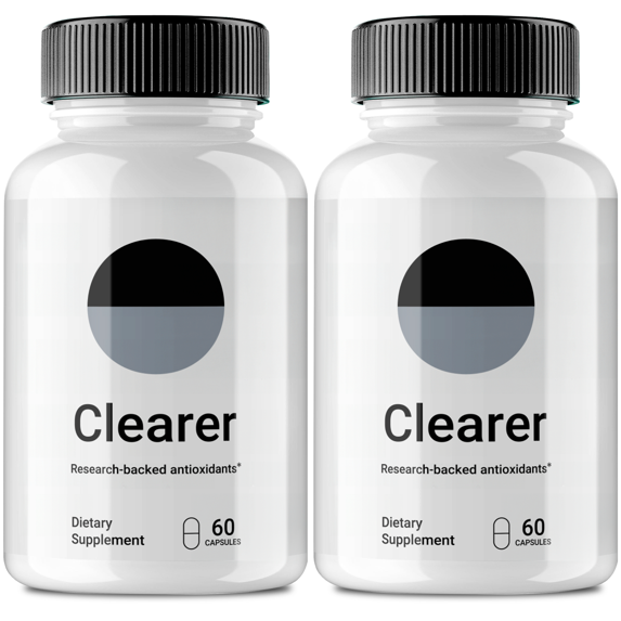 Clearer Vision Support Capsules, Clearer Pills Advanced Formula Eye Health Supplement - All Natural Health & Wellness Vitamin Supporting Vision & Eye Health, Crystal Clear Vision Reviews (2 Pack)