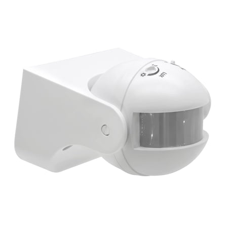 Clearhill PIR Motion Sensor Light Switch,360° Detection Range,White,220-240V,IP54 Infrared Occupancy Sensor Switch,djustable Delay,Indoor/Outdoor Wall Switch