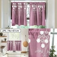 Clearing!Aijlhda Curtain Floral Curtains Kitchen Coffee Curtains