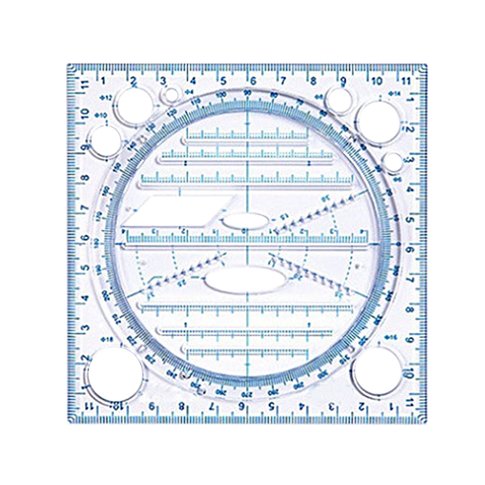Clearing!Aijlhda Multi Function Quickly Draw And Measuring Ruler