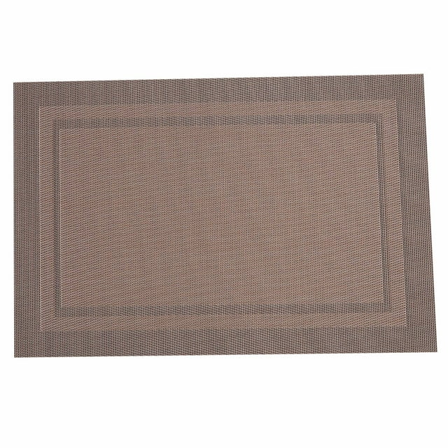 Clearing! HiCafh Placemats Set Of 4 Woven Vinyl Placemat For Dining