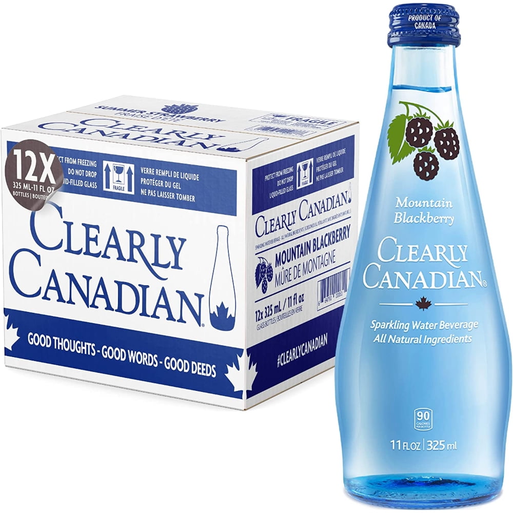 Clearly Canadian Natural Beverage, Mountain Blackberry Flavored