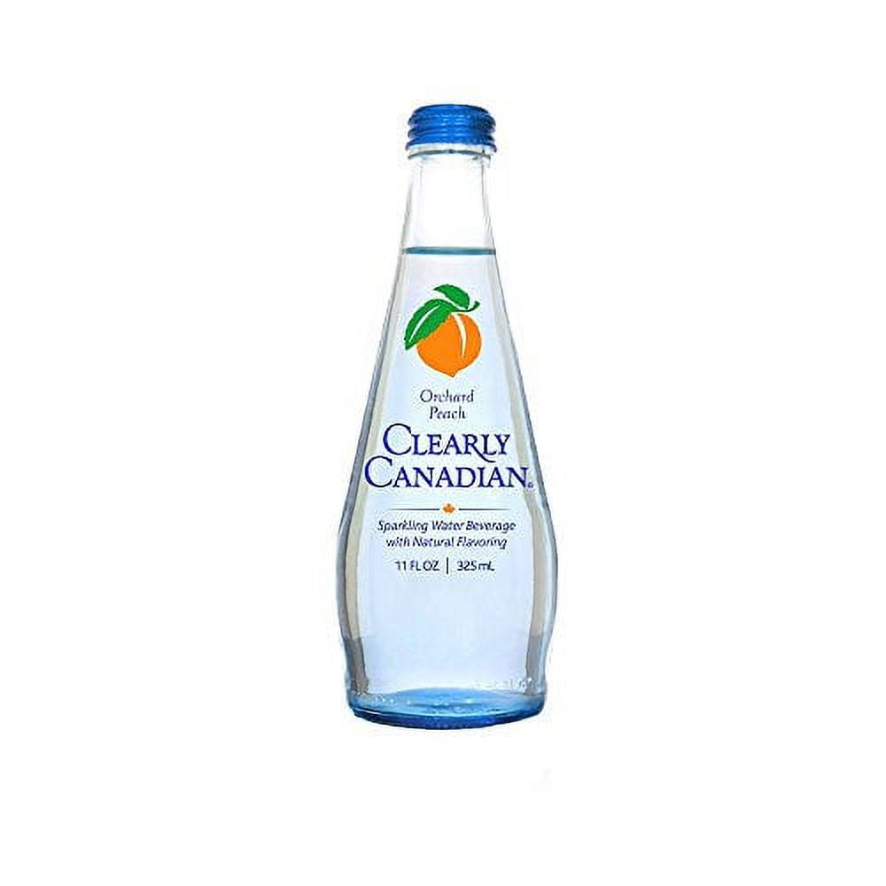 Clearly Canadian Sparkling Flavored Water (Orchard Peach, 12 Pack