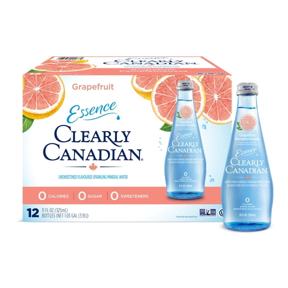 Clearly Canadian Sparkling Water With Grapefruit Essence, No Allergens