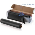 thumbnail image 1 of Clearly Elegant Black Disposable Plastic Table Cover with Self-Cutter, 52” X 100 Ft, 1 of 4