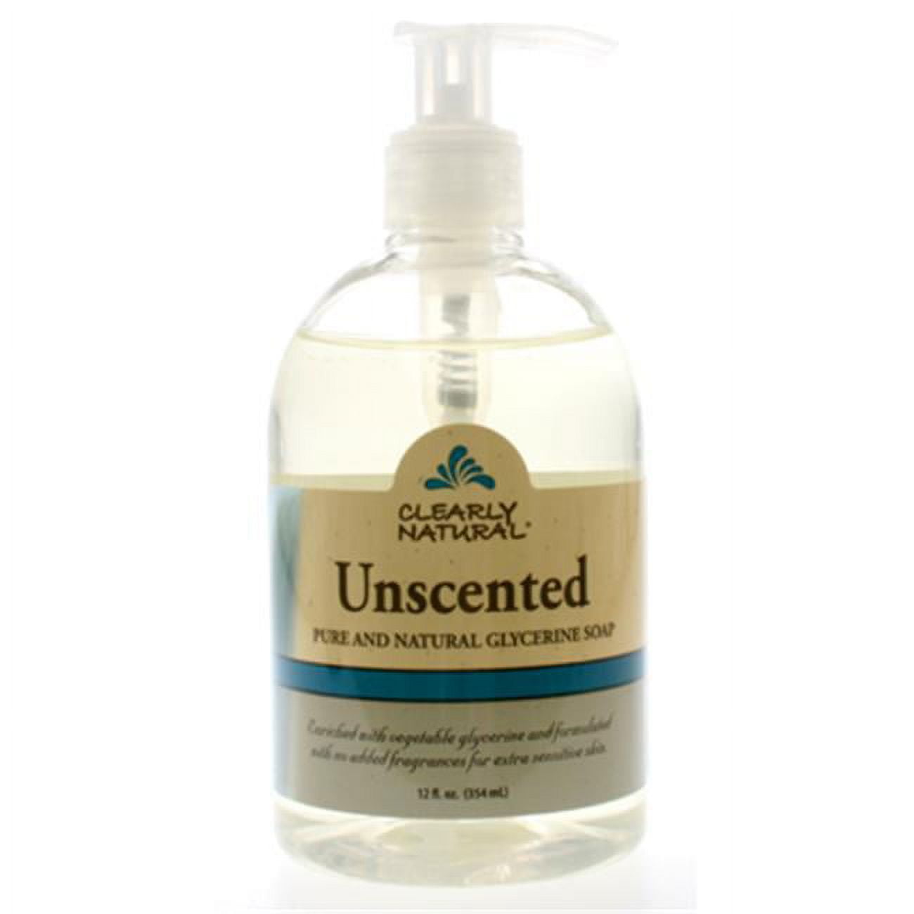 Clearly Naturals Unscented Liquid Soap With Pump