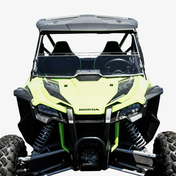 Clearly Tough Honda Talon 1000 Half Windshield - SCRATCH RESISTANT- Extreme Versatility! Premium polycarbonate w/Hard Coat. Made in America!