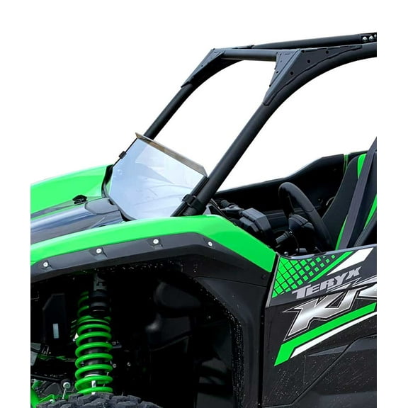 Clearly Tough Kawasaki Teryx KRX Half Windshield - Scratch Resistant- The Ultimate in Side by Side Versatility! Premium Hard Coat. Made in America!