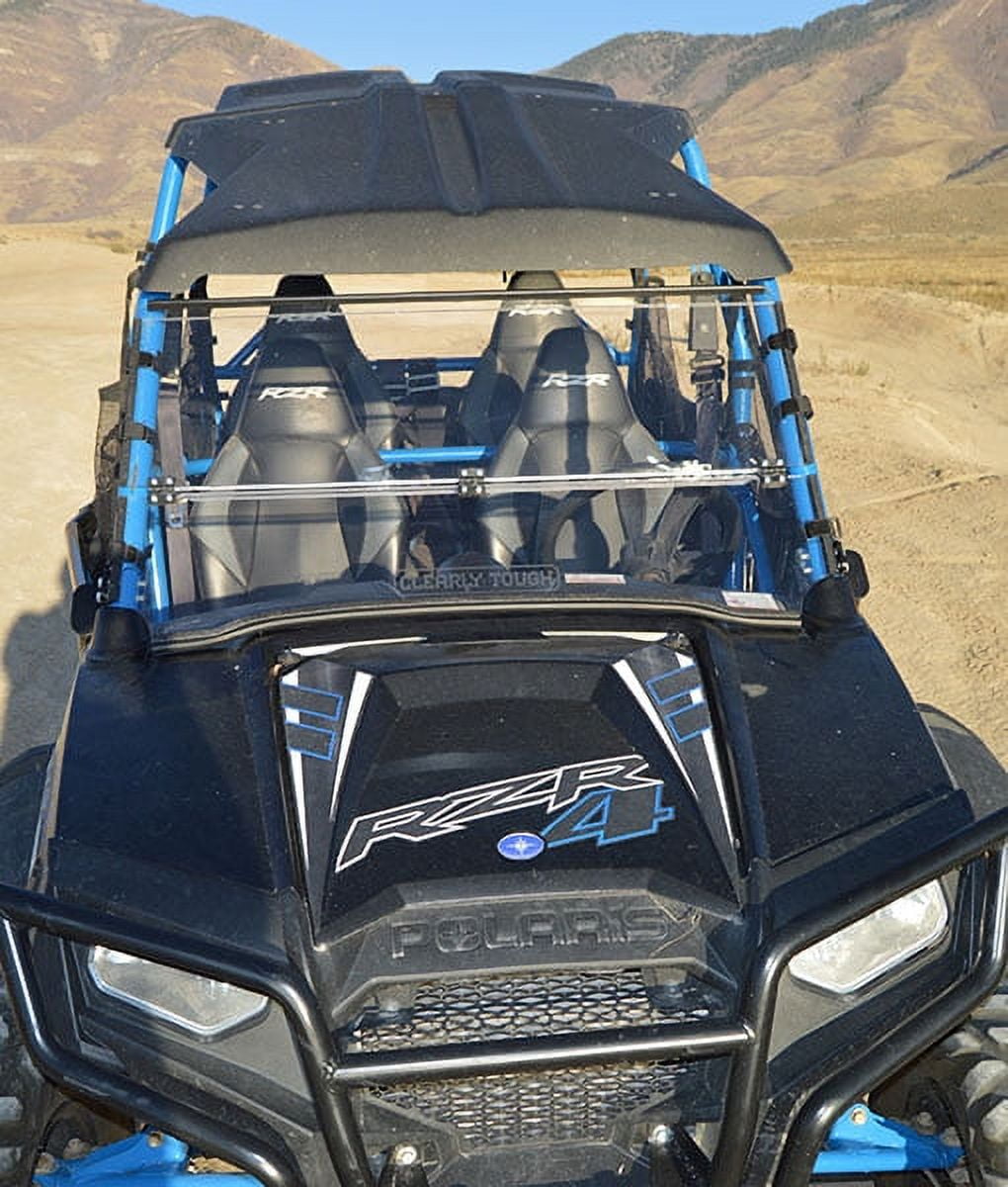 Soundproofing Rzr 800 Clearly Tough Polaris RZR 800 and RZR 570 Full Folding Windshield ...