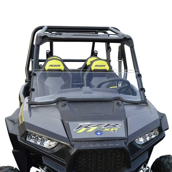 Clearly Tough Polaris RZR 900 (2015 and Newer) Half Windshield - Scratch Resistant. Made in America!