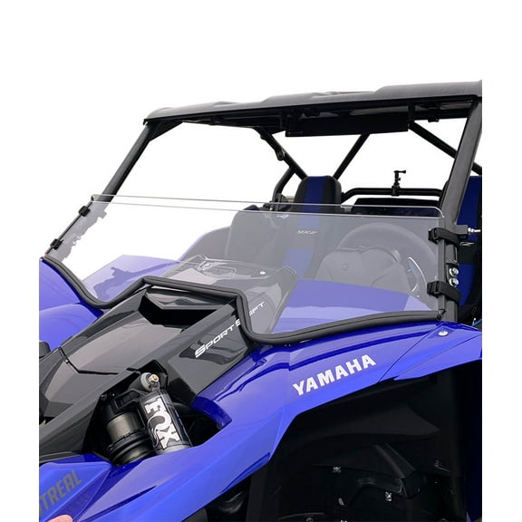 Clearly Tough Yamaha YXZ 2019 Half Windshield - Scratch Resistant - Premium Polycarbonate with Hard Coat - Made in America